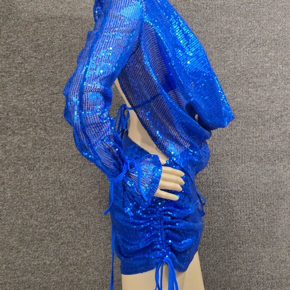 Mew Mews Sequin 3 Piece Skirt Set Sz L - Picture 2 of 9